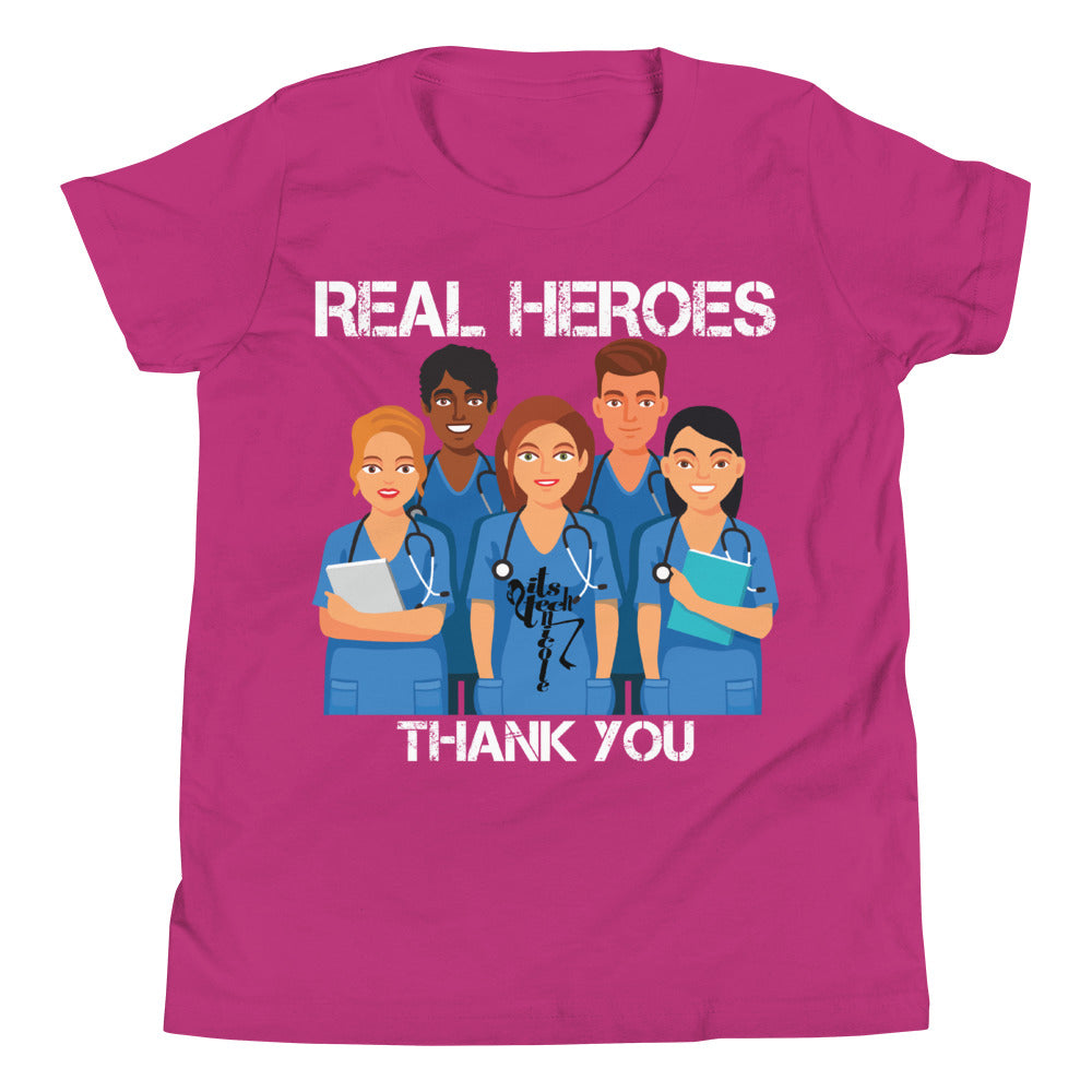 Real Heroes...Thank You Youth Short Sleeve T-Shirt