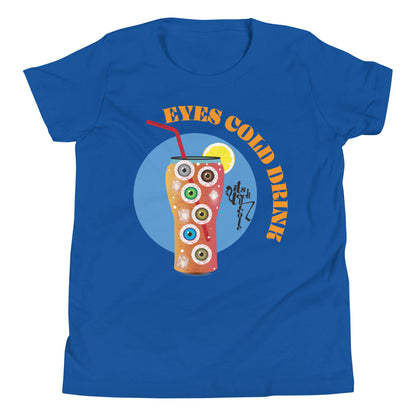 Eyes Cold Drink...Youth Short Sleeve T-Shirt