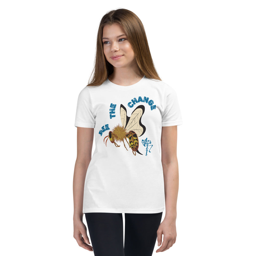 Bee The Change Youth Short Sleeve T-Shirt