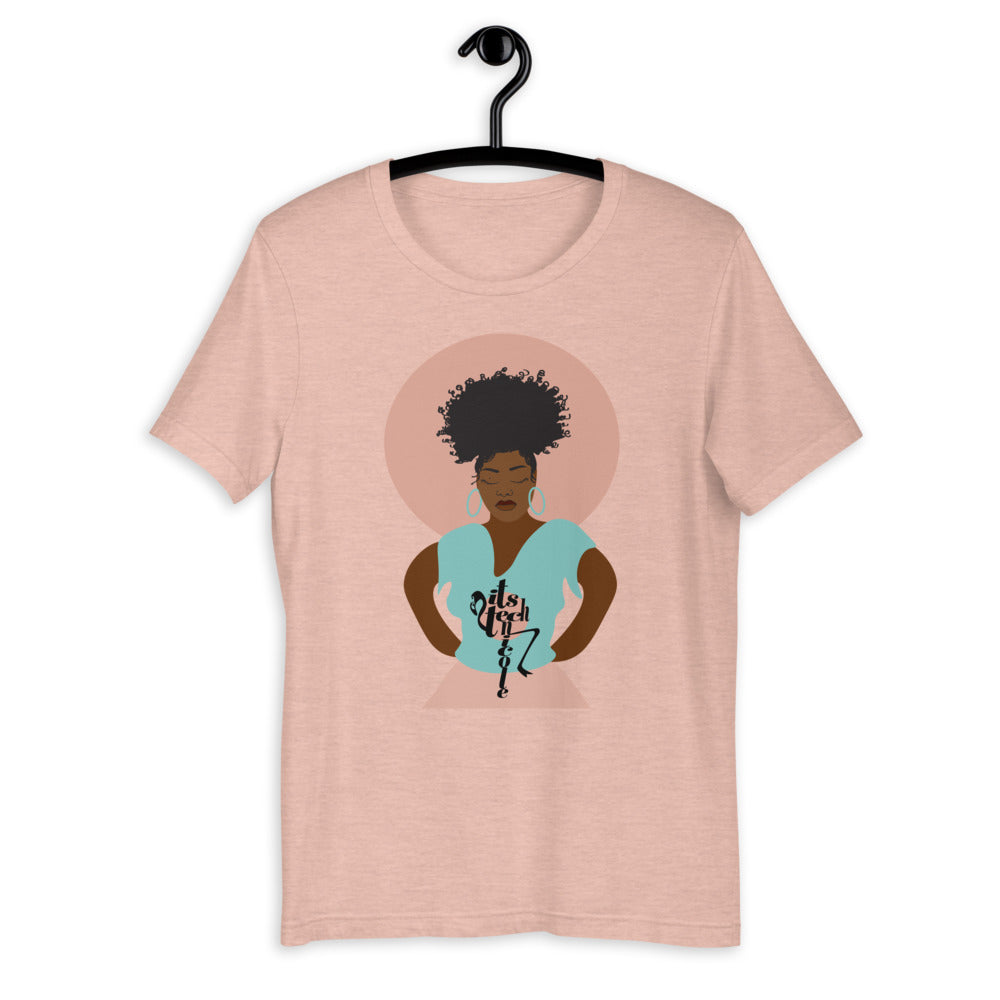 Peach and Mint Short-Sleeve Unisex T-Shirt