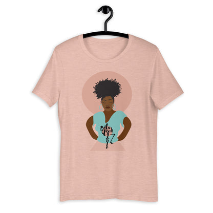 Peach and Mint Short-Sleeve Unisex T-Shirt