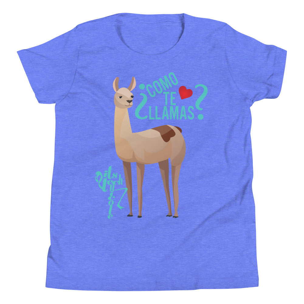 Como Te Llamas Youth Short Sleeve T-Shirt