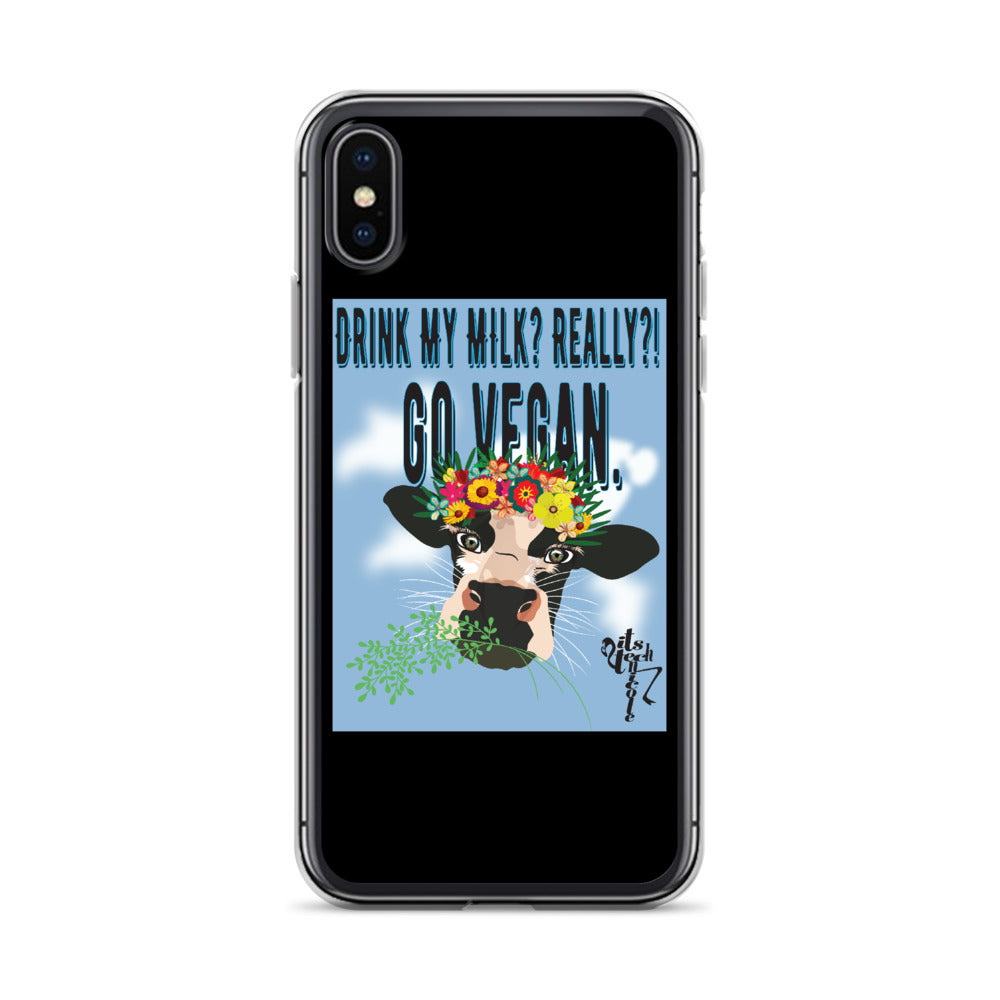 Go Vegan iPhone Case
