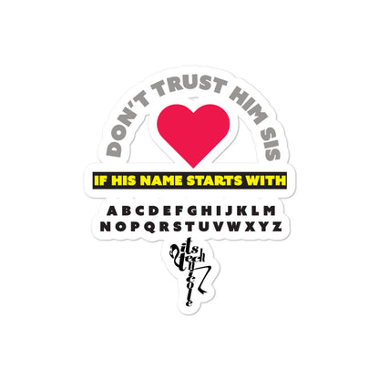 Trust Bubble-free stickers