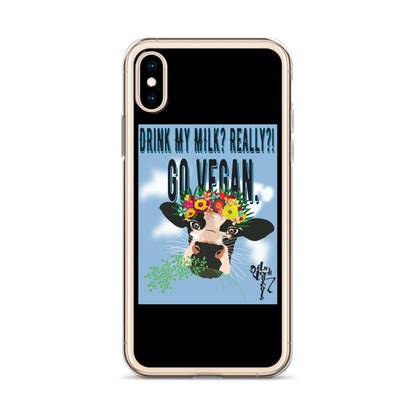 Go Vegan iPhone Case