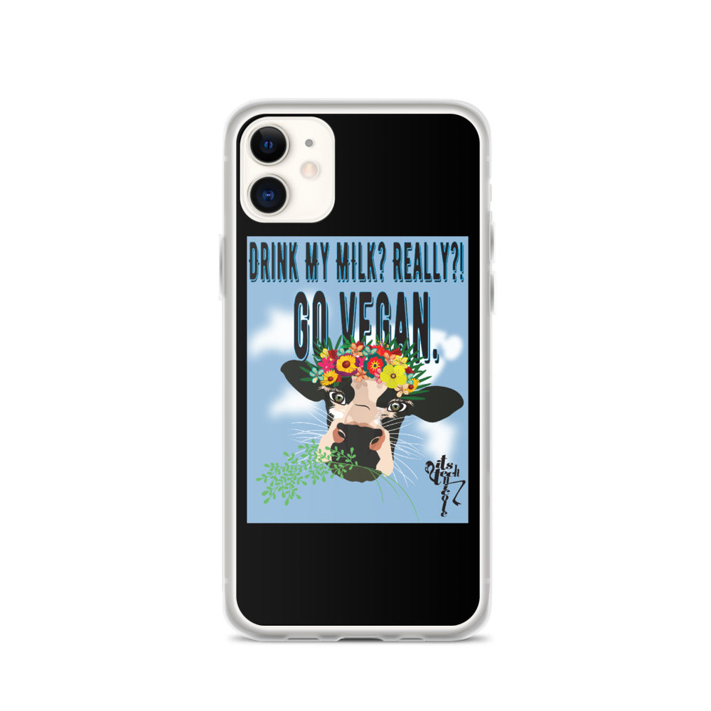 Go Vegan iPhone Case