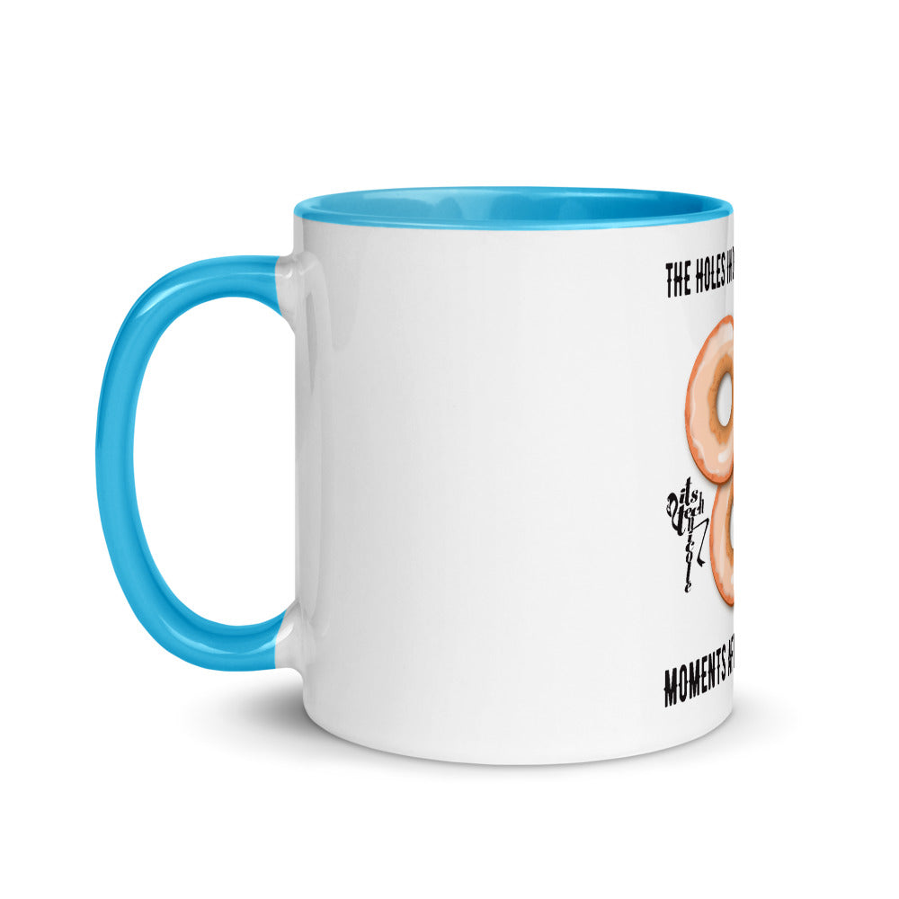 Donut Holes Mug with Color Inside