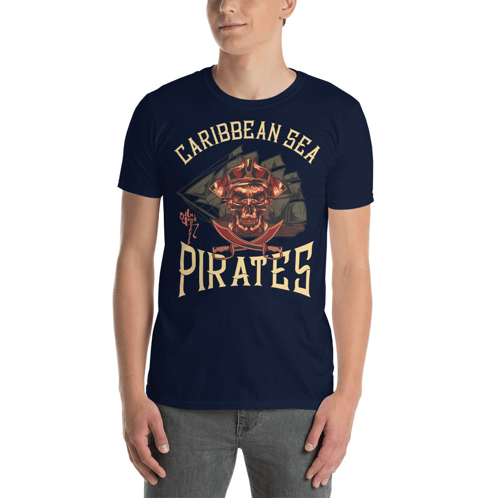 Caribbean Sea Pirates Short-Sleeve Unisex T-Shirt