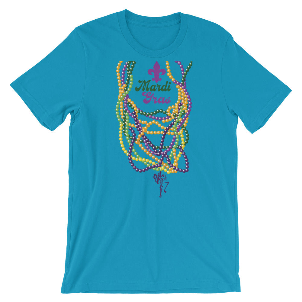 Mardi Gras Beads (Light) T-Shirt