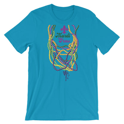 Mardi Gras Beads (Light) T-Shirt
