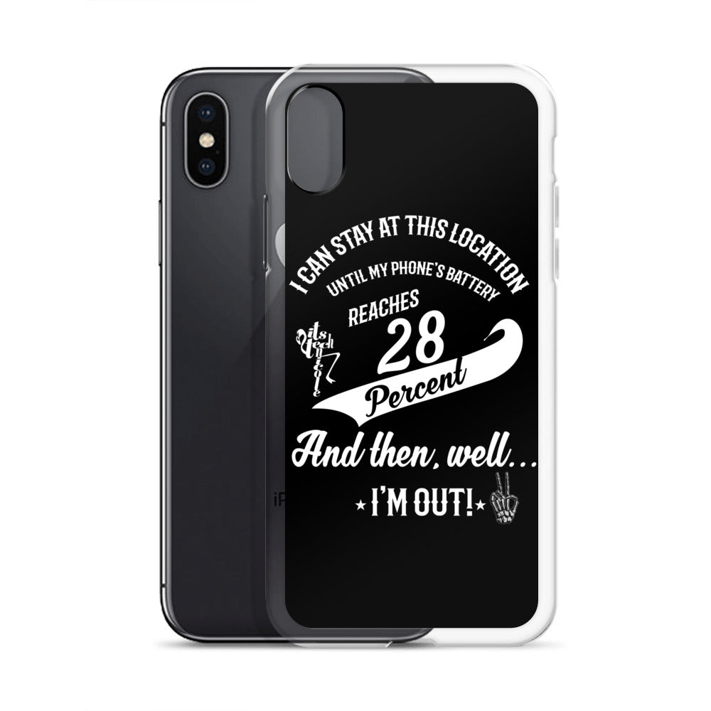 28% Battery iPhone Case