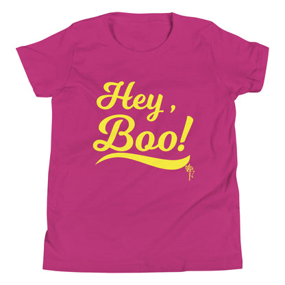 Hey, Boo! Youth Short Sleeve T-Shirt