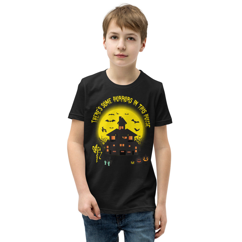 There's Some Horrors in this House....Youth Short Sleeve T-Shirt