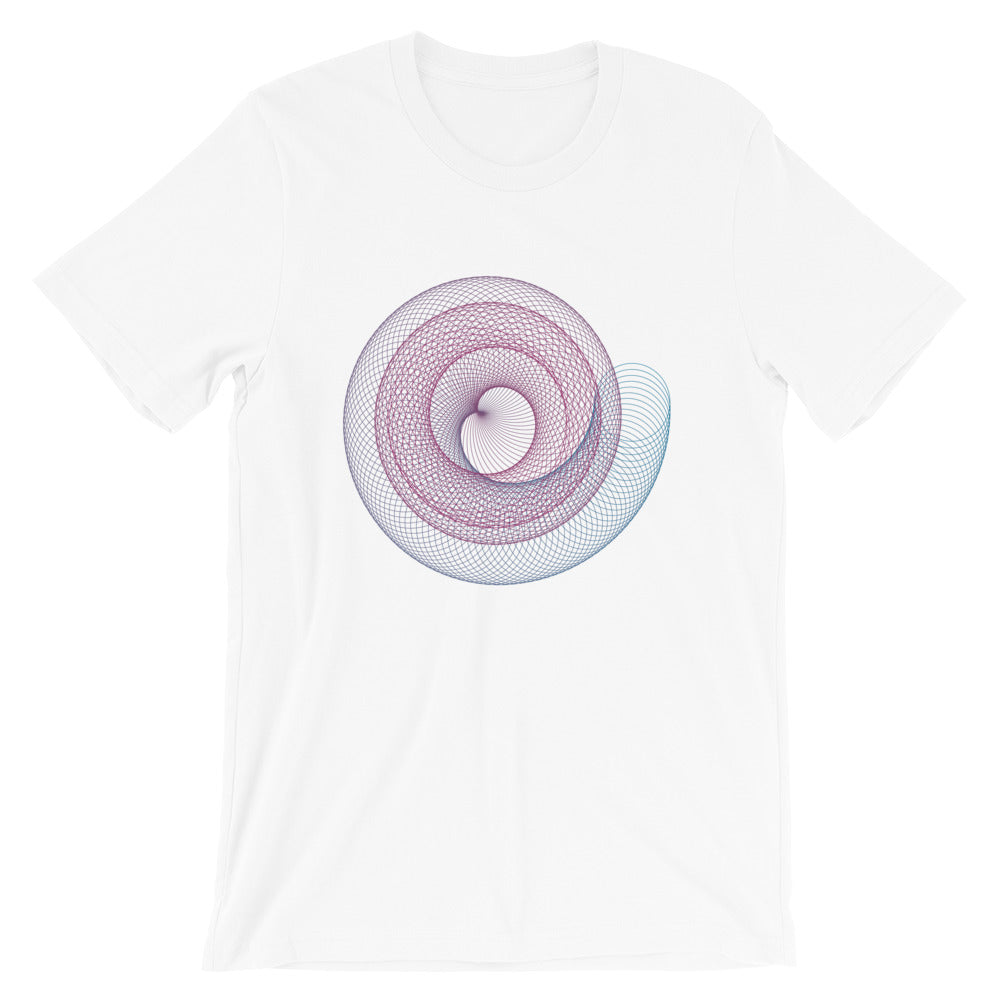 Spiraling Short-Sleeve Graphic T-Shirt