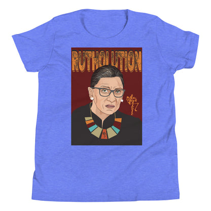 Ruth Bader Ginsburg Tribute Art Youth Short Sleeve T-Shirt