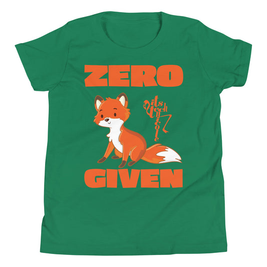 Zero Fox Given Youth Short Sleeve T-Shirt