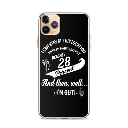28% Battery iPhone Case