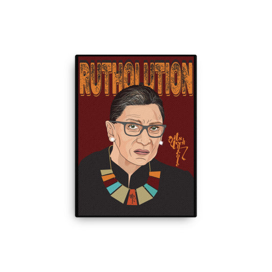 Ruth Bader Ginsburg Tribute Art Canvas
