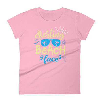 Resting Beach Face Women's short sleeve t-shirt