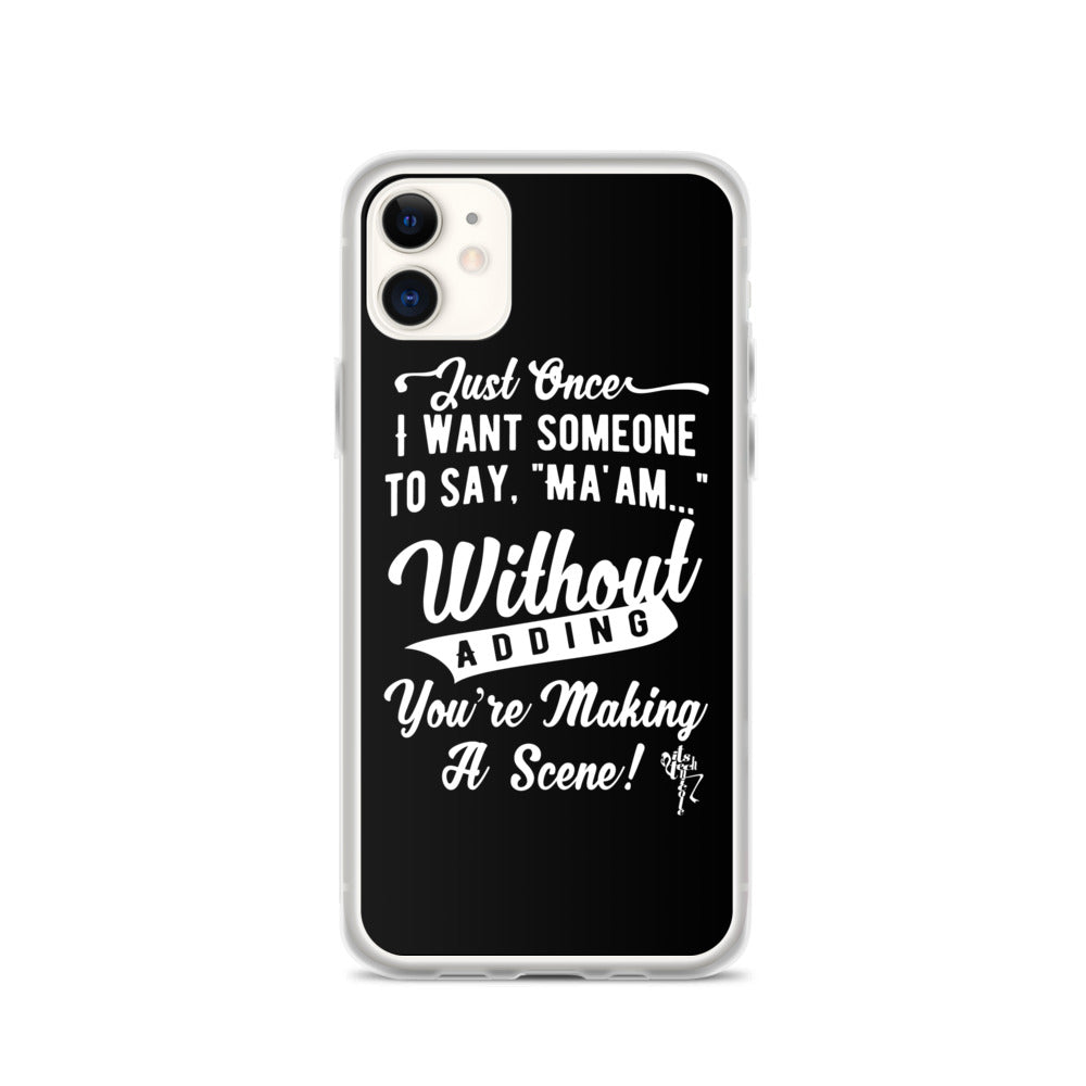 Making a Scene iPhone Case