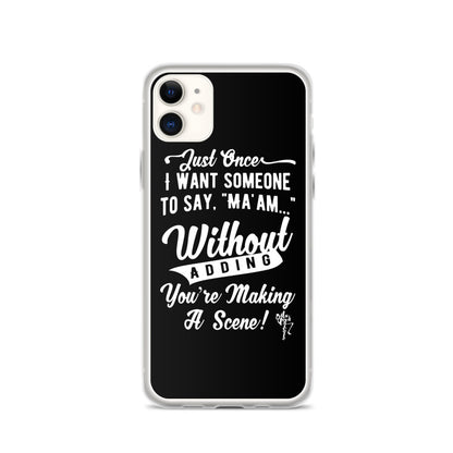 Making a Scene iPhone Case