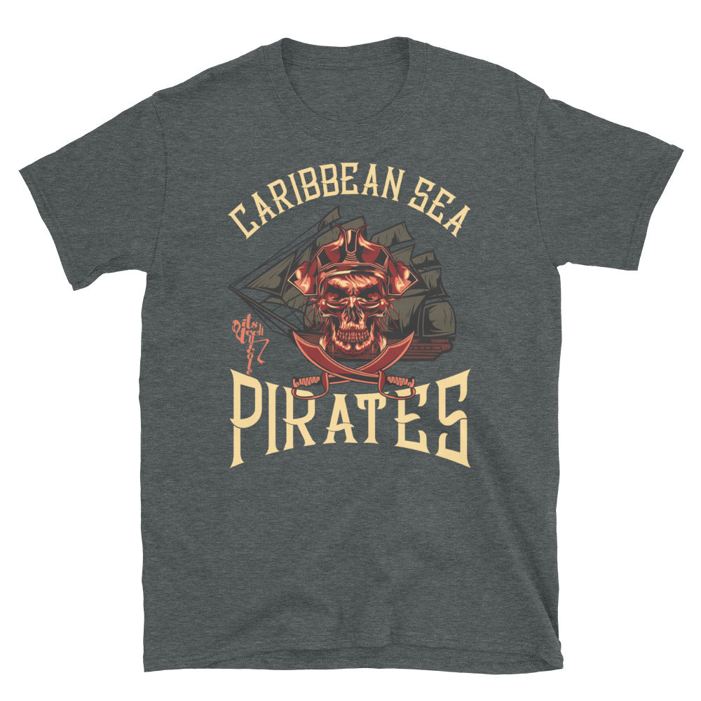 Caribbean Sea Pirates Short-Sleeve Unisex T-Shirt