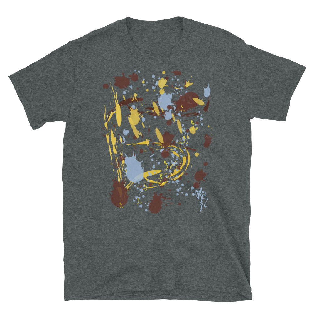 Art Inspired by Jordan 1 Mid SE Fearless Maison Chateau Rouge Short-Sleeve T-Shirt