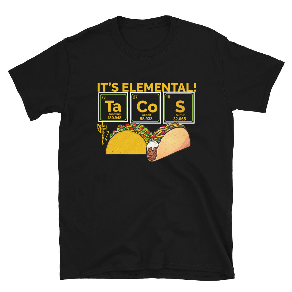 Tacos, It's Elemental Short-Sleeve T-Shirt