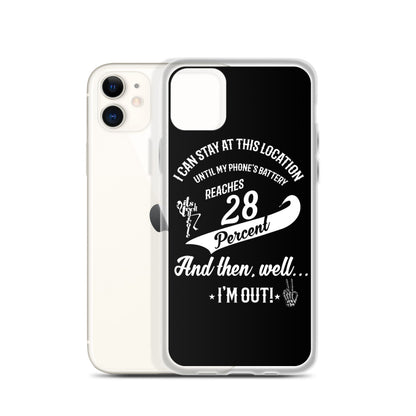 28% Battery iPhone Case