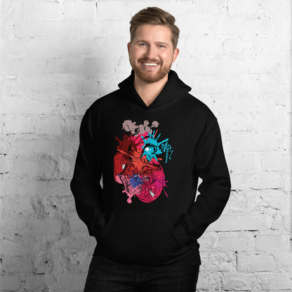 Art Heart Series: 1 Unisex Hoodie