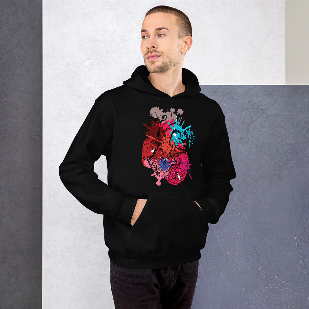 Art Heart Series: 1 Unisex Hoodie