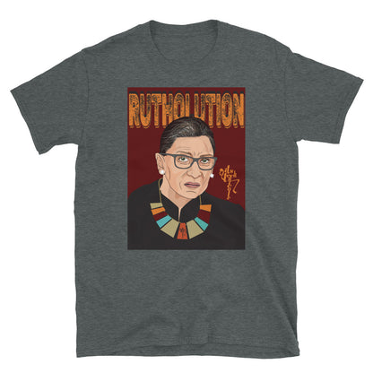 Ruth Bader Ginsburg Tribute Art Short-Sleeve Unisex T-Shirt