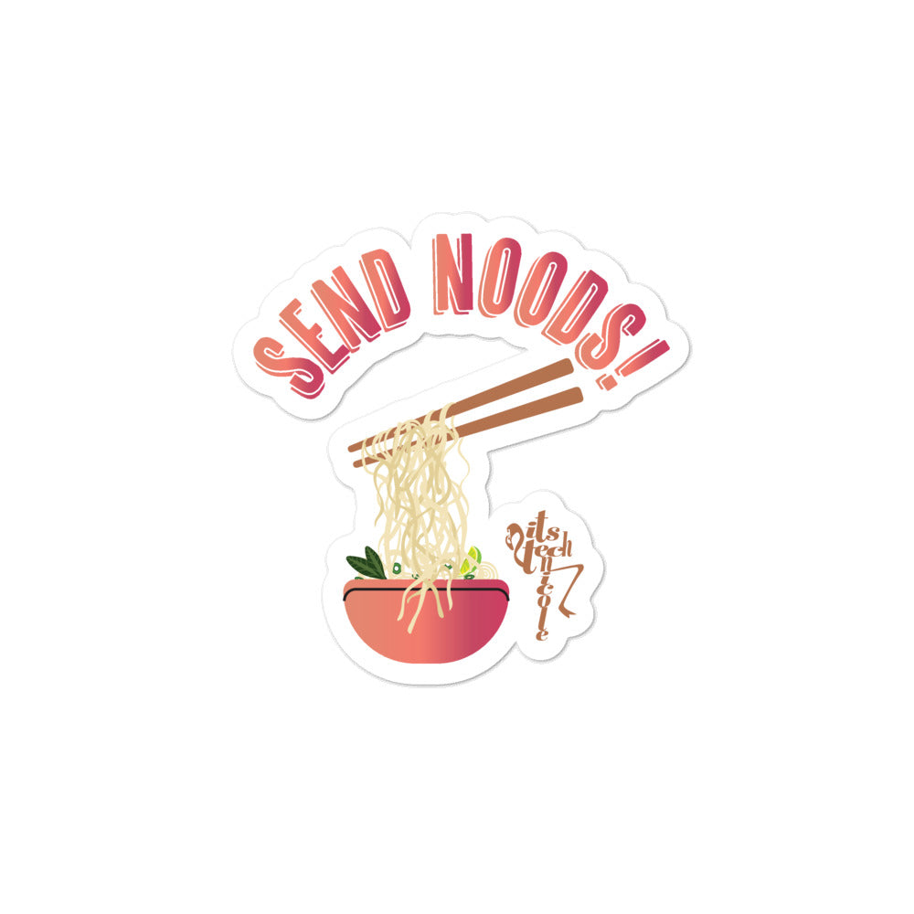 Send Noods Bubble-free stickers
