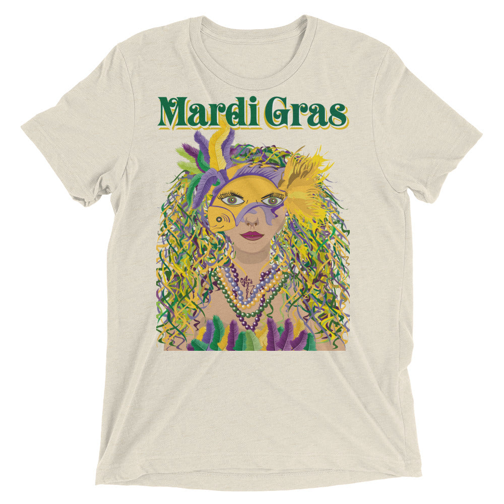Mardi Gras Belle Short sleeve t-shirt