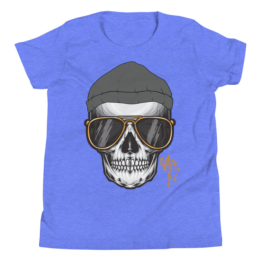 Skull and Beanie Youth Short Sleeve T-Shirt