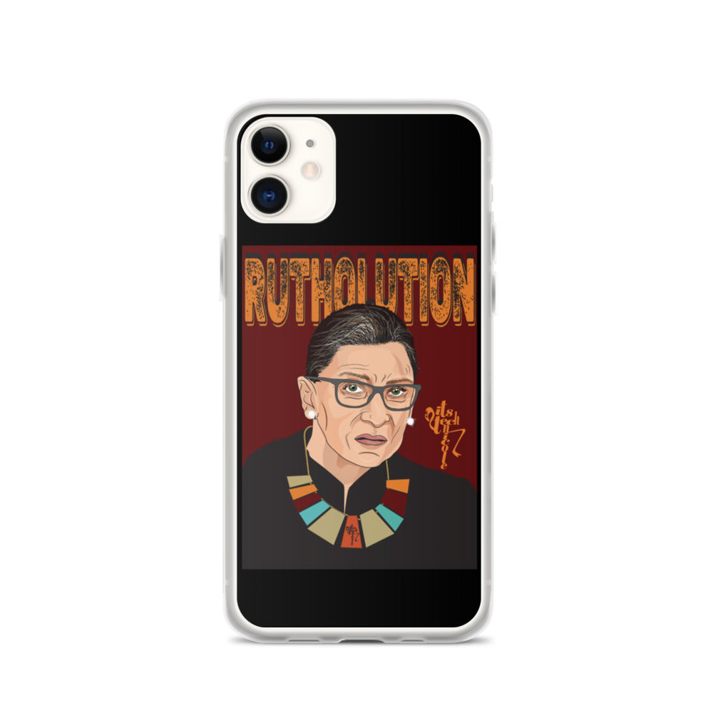 Ruth Bader Ginsburg Tribute Art iPhone Case