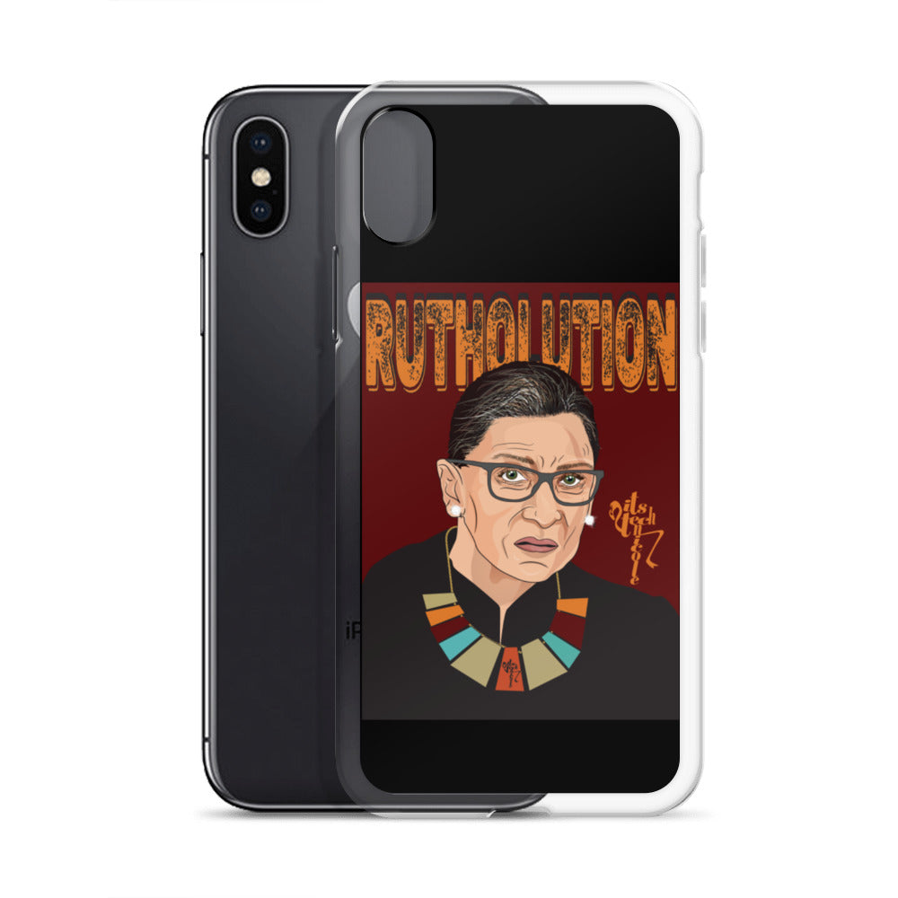 Ruth Bader Ginsburg Tribute Art iPhone Case