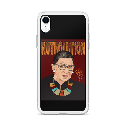 Ruth Bader Ginsburg Tribute Art iPhone Case