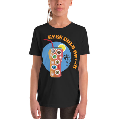 Eyes Cold Drink...Youth Short Sleeve T-Shirt