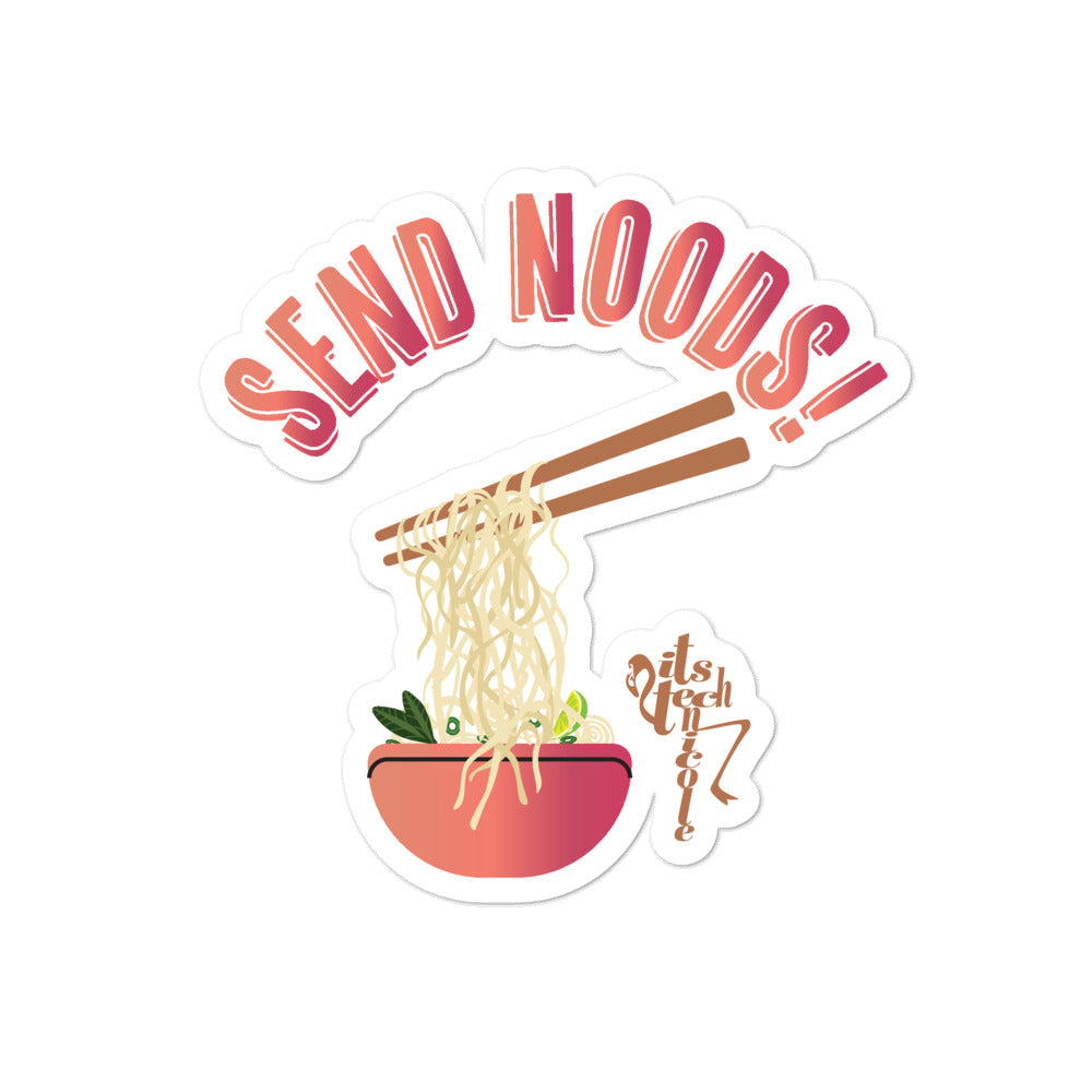 Send Noods Bubble-free stickers