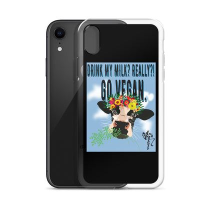 Go Vegan iPhone Case