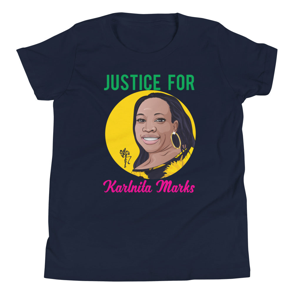 Justice for Karlnita Marks Youth Short Sleeve T-Shirt