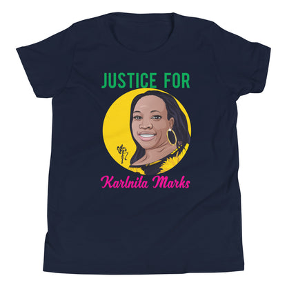 Justice for Karlnita Marks Youth Short Sleeve T-Shirt