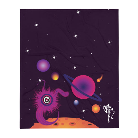 Technicole-ly In Space Throw Blanket