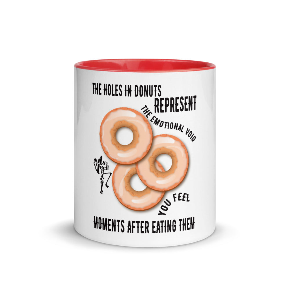 Donut Holes Mug with Color Inside