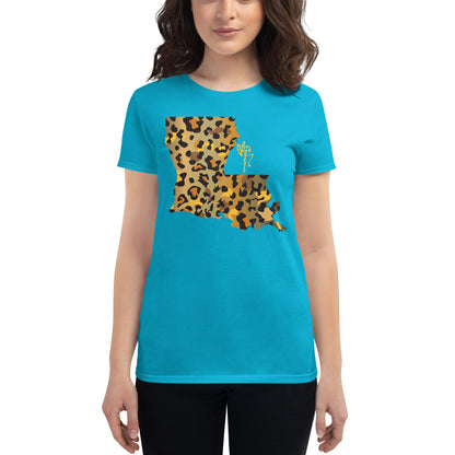 Louisiana Leopard Short Sleeve T-shirt