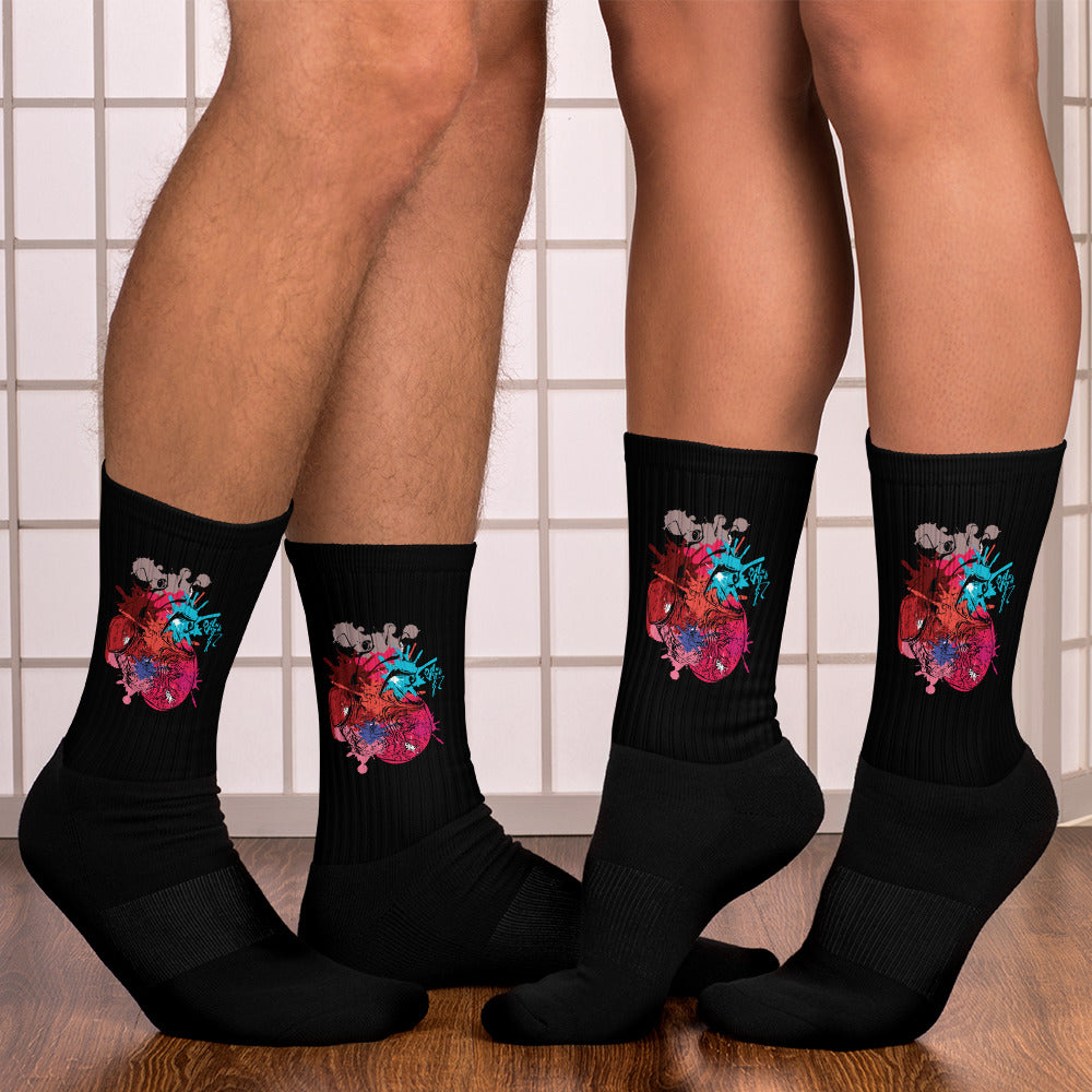 Art Heart Series: 1 Socks