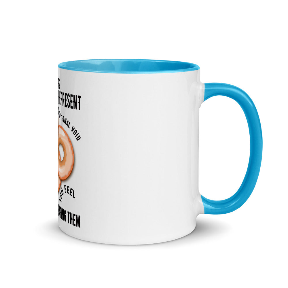 Donut Holes Mug with Color Inside