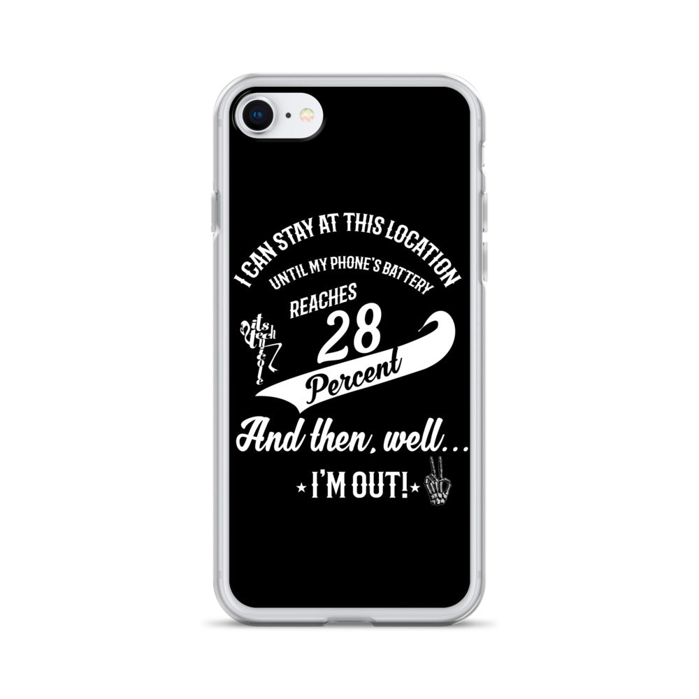 28% Battery iPhone Case