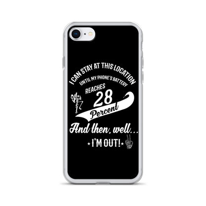 28% Battery iPhone Case